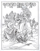 Bozzetti cover Volto Nascosto - matita su carta 21x16