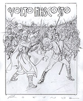 Bozzetti cover Volto Nascosto - matita su carta 21x16