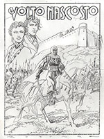 Bozzetti cover Volto Nascosto - matita su carta 21x16