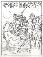 Bozzetti cover Volto Nascosto - matita su carta 21x16