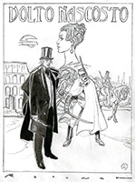 Bozzetti cover Volto Nascosto - matita su carta 21x16