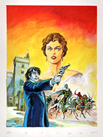 Cover Volto Nascosto Prima versione Cover 3 - Acrilico su cartoncino Schoellers 31x23