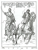 Bozzetto Volto Nascosto Cover 12 - Matita  su carta 21x16
