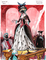 Amadeus di Roman Polanski - Acquerello 19x22