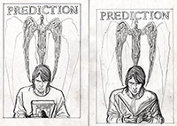 Bozzetto PREDICTION - Matita su carta 20x25