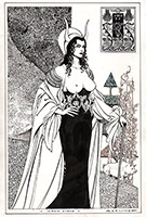 Illustrazione “Maga Circe” - Inchiostro di china su carta 35x23